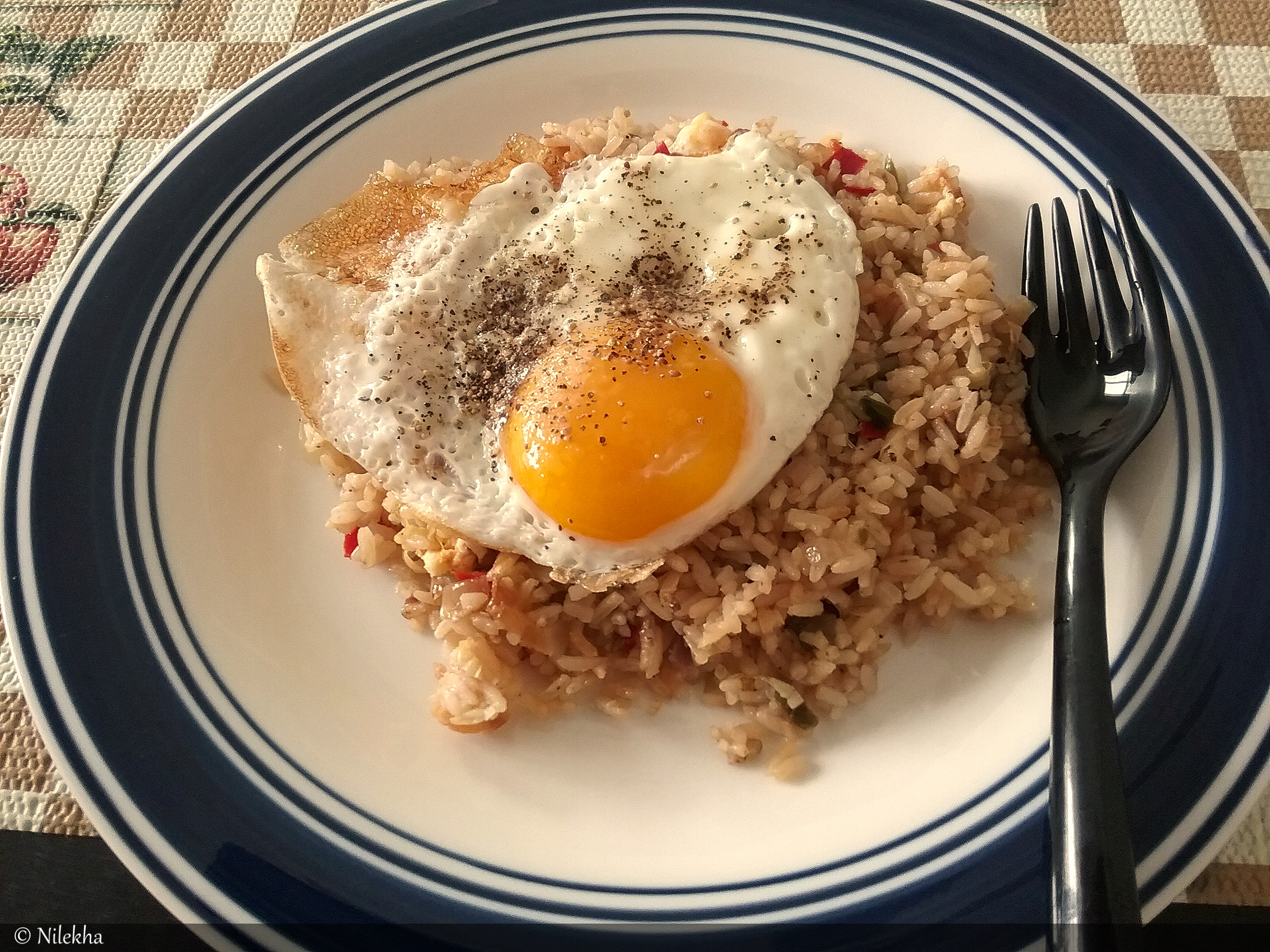 Fried Rice with Sunny Side Up Egg